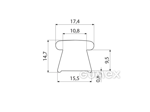 SILIKONPROFILE T-FORM